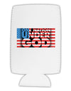 One Nation Under God Collapsible Neoprene Tall Can Insulator-Tall Can Insulator-TooLoud-White-Davson Sales