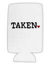 Taken Collapsible Neoprene Tall Can Insulator by TooLoud-Tall Can Insulator-TooLoud-White-Davson Sales