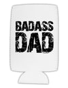 Badass Dad Collapsible Neoprene Tall Can Insulator by TooLoud-Tall Can Insulator-TooLoud-White-Davson Sales