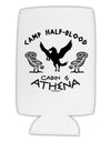 Camp Half Blood Cabin 6 Athena Collapsible Neoprene Tall Can Insulator by TooLoud-Tall Can Insulator-TooLoud-White-Davson Sales