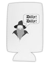 Wizard Dilly Dilly Collapsible Neoprene Tall Can Insulator by TooLoud-Tall Can Insulator-TooLoud-White-Davson Sales