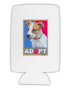 Adopt Cute Puppy Cat Adoption Collapsible Neoprene Tall Can Insulator-Tall Can Insulator-TooLoud-White-Davson Sales