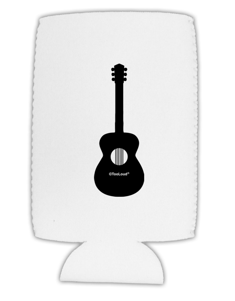 Acoustic Guitar Cool Musician Collapsible Neoprene Tall Can Insulator by TooLoud-Tall Can Insulator-TooLoud-White-Davson Sales