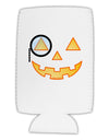Monocle Jack-o-Lantern Color Collapsible Neoprene Tall Can Insulator-Tall Can Insulator-TooLoud-White-Davson Sales