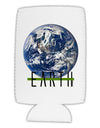Planet Earth Text Collapsible Neoprene Tall Can Insulator by TooLoud