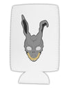 Scary Bunny Face Collapsible Neoprene Tall Can Insulator-Tall Can Insulator-TooLoud-White-Davson Sales