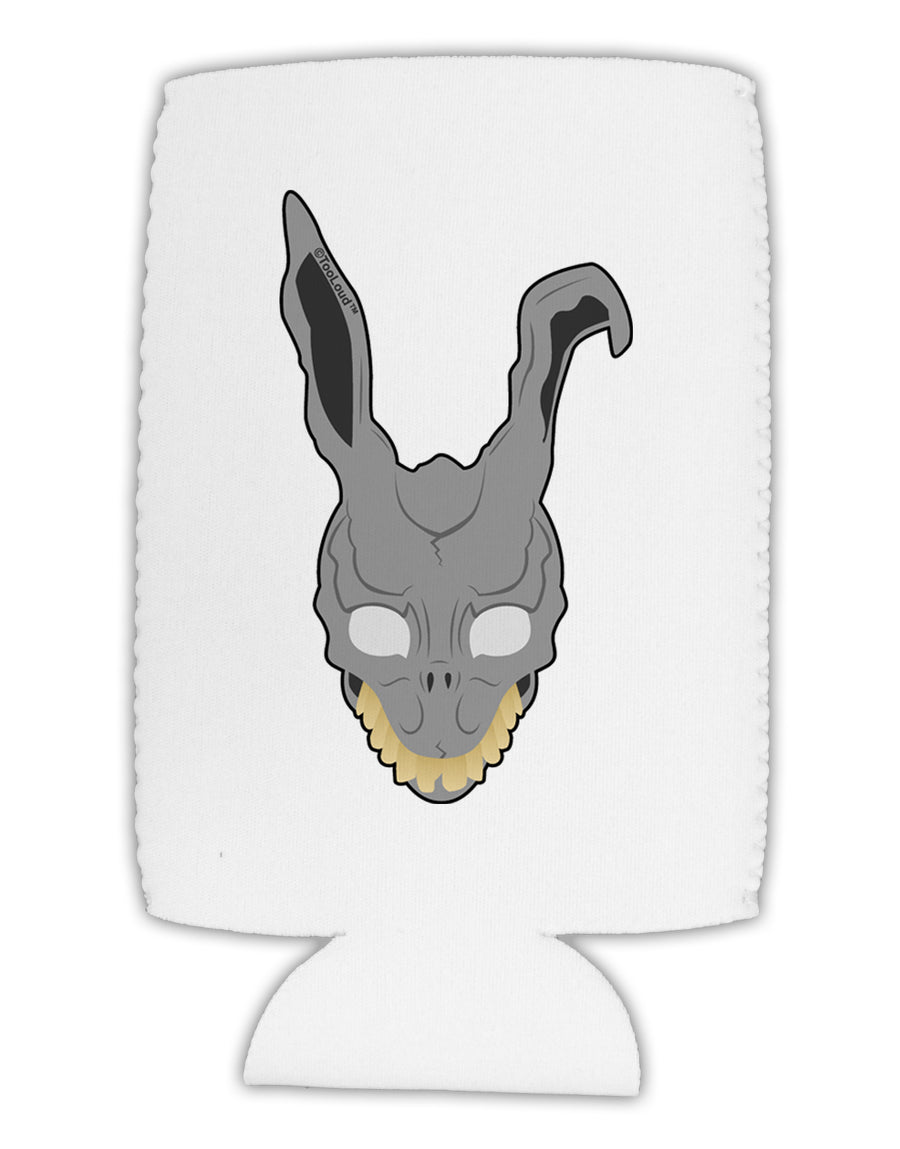 Scary Bunny Face Collapsible Neoprene Tall Can Insulator-Tall Can Insulator-TooLoud-White-Davson Sales