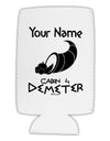 Personalized Cabin 4 Demeter Collapsible Neoprene Tall Can Insulator
