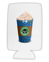 Happy Hanukkah Latte Cup Collapsible Neoprene Tall Can Insulator-Tall Can Insulator-TooLoud-White-Davson Sales
