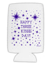 Happy Three Kings Day - Shining Stars Collapsible Neoprene Tall Can Insulator by TooLoud-Tall Can Insulator-TooLoud-White-Davson Sales