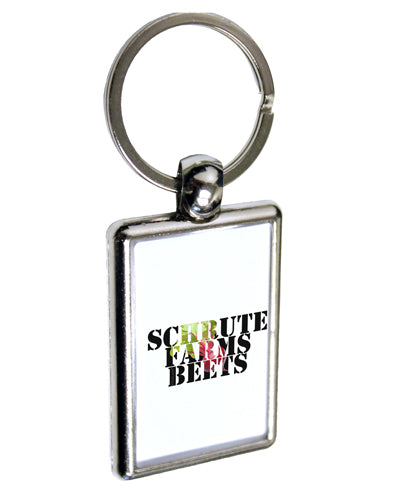 Schrute Farms Beets Keychain Key Ring by TooLoud-TooLoud-Davson Sales