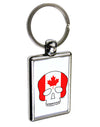 Skull Flag Canada Keychain Key Ring-TooLoud-Davson Sales