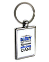 If Daddy Can't Fix It - Father's Day Keychain Key Ring by TooLoud-TooLoud-Silver-White-1.2"x1.75"-Davson Sales