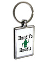 Hard To Handle Cactus Keychain Key Ring by TooLoud-TooLoud-Davson Sales