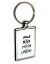 Uncle The Man The Myth The Legend Keychain Key Ring by TooLoud-TooLoud-Davson Sales