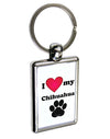 I Heart My Chihuahua Keychain Key Ring by TooLoud-TooLoud-Davson Sales
