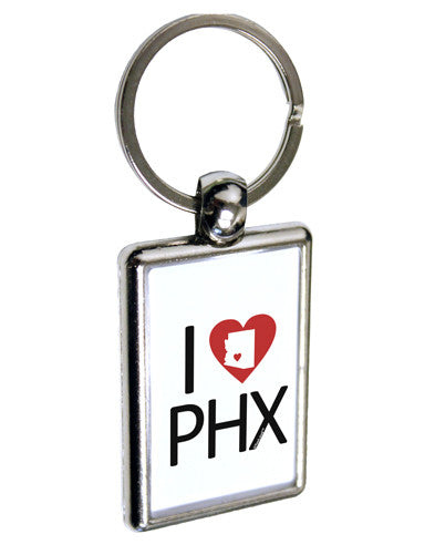 I Heart Phoenix Keychain Key Ring-TooLoud-Davson Sales