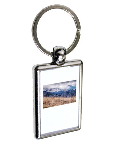 Pikes Peak CO Mountains Keychain Key Ring by TooLoud-TooLoud-Davson Sales