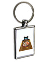 Anime Cat Loves Sushi Keychain Key Ring by TooLoud-TooLoud-Davson Sales