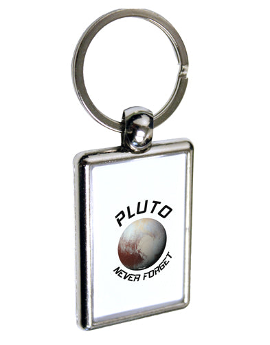 Never Forget Pluto Funny Science Fan Keychain Key Ring by TooLoud-TooLoud-Davson Sales