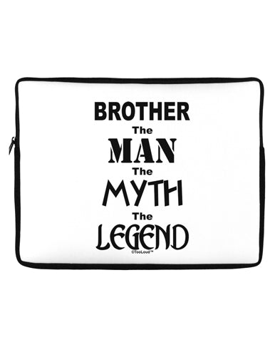 Brother The Man The Myth The Legend Neoprene laptop Sleeve 10 x 14 inch Landscape by TooLoud-Laptop Sleeve-TooLoud-Davson Sales