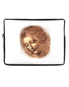 Lady With Disheveled Hair Neoprene laptop Sleeve 10 x 14 inch Landscape