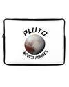 Never Forget Pluto Funny Science Fan Neoprene laptop Sleeve 10 x 14 inch Landscape by TooLoud-Laptop Sleeve-TooLoud-Davson Sales