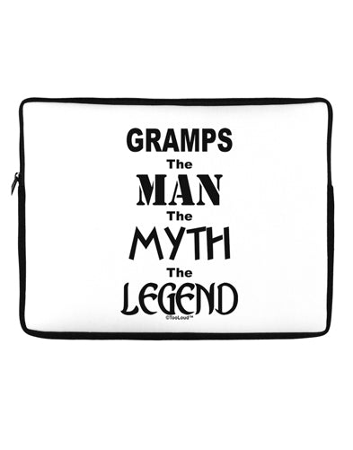 Gramps The Man The Myth The Legend Neoprene laptop Sleeve 10 x 14 inch Landscape by TooLoud-Laptop Sleeve-TooLoud-Davson Sales
