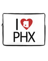 I Heart Phoenix Neoprene laptop Sleeve 10 x 14 inch Landscape