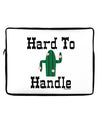 Hard To Handle Cactus Neoprene laptop Sleeve 10 x 14 inch Landscape by TooLoud