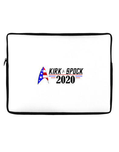 Kirk Spock 2020 Funny Neoprene laptop Sleeve 10 x 14 inch Landscape by TooLoud-Laptop Sleeve-TooLoud-Davson Sales