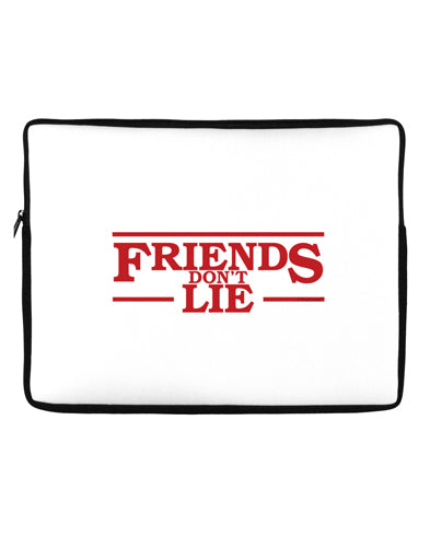 Friends Don't Lie Neoprene laptop Sleeve 10 x 14 inch Landscape by TooLoud-Laptop Sleeve-TooLoud-Davson Sales