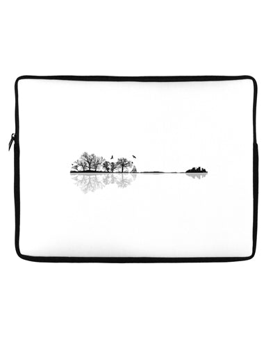 Nature's Harmony Guitar Neoprene laptop Sleeve 10 x 14 inch Landscape by TooLoud-Laptop Sleeve-TooLoud-Davson Sales