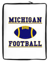 Michigan Football Neoprene laptop Sleeve 10 x 14 inch Portrait by TooLoud