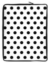 Black Polka Dots on White Ladies Wallet All Over Print by TooLoud-TooLoud-White-Black-10.5"x14"-Davson Sales
