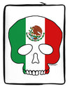 Skull Flag Mexico Neoprene laptop Sleeve 10 x 14 inch Portrait
