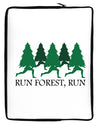 Run Forest Run Funny Neoprene laptop Sleeve 10 x 14 inch Portrait by TooLoud-Laptop Sleeve-TooLoud-Davson Sales