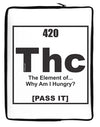 420 Element THC Funny Stoner Neoprene laptop Sleeve 10 x 14 inch Portrait by TooLoud-Laptop Sleeve-TooLoud-Davson Sales