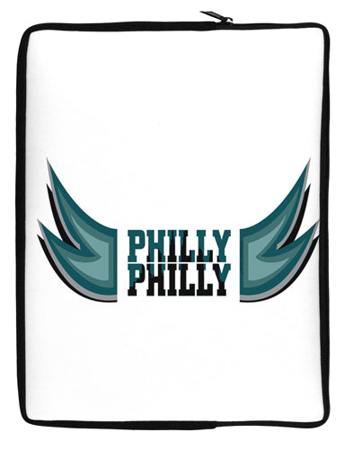 Philly Philly Funny Beer Drinking Neoprene laptop Sleeve 10 x 14 inch Portrait by TooLoud-Laptop Sleeve-TooLoud-Davson Sales