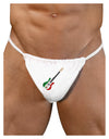 Mexican Flag Guitar Design Mens G-String Underwear by TooLoud-Mens G-String-LOBBO-White-Small/Medium-Davson Sales