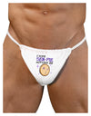 I Hope Sen-Pie Notices Me Mens G-String Underwear-Mens G-String-LOBBO-White-Small/Medium-Davson Sales