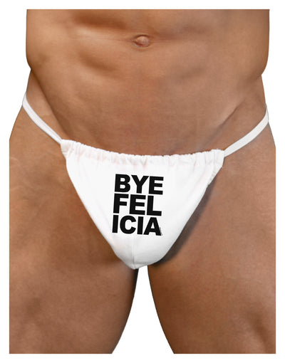 Bye Felicia Mens G-String Underwear-Mens G-String-LOBBO-White-Small/Medium-Davson Sales