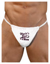 World's Best Cat Mom Mens G-String Underwear by TooLoud-Mens G-String-LOBBO-White-Small/Medium-Davson Sales