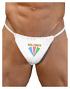 Girl Power Stripes Mens G-String Underwear by TooLoud-Mens G-String-LOBBO-White-Small/Medium-Davson Sales