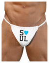 Matching Soulmate Design - Soul - Blue Mens G-String Underwear by TooLoud-Mens G-String-TooLoud-White-Small/Medium-Davson Sales