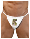 Bristlecone Pines Mens G-String Underwear-Mens G-String-LOBBO-White-Small/Medium-Davson Sales