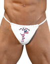 Stars and Strippers Forever Male Mens G-String Underwear-Mens G-String-LOBBO-White-Small/Medium-Davson Sales