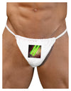 Laser Eyes Cat in Space Design Mens G-String Underwear by TooLoud-Mens G-String-LOBBO-White-Small/Medium-Davson Sales