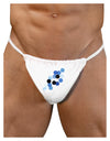 Inverted Bokeh Mens G-String Underwear by LOBBO-Mens G-String-LOBBO-White-Small/Medium-Davson Sales