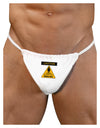 Slippery When Wet Mens G-String Underwear-Mens G-String-LOBBO-White-Small/Medium-Davson Sales